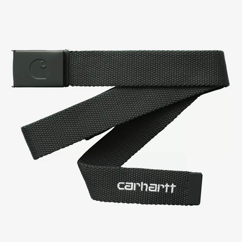Cinturón Carhartt WIP: C-Logo Belt Tonal (Raven White)
