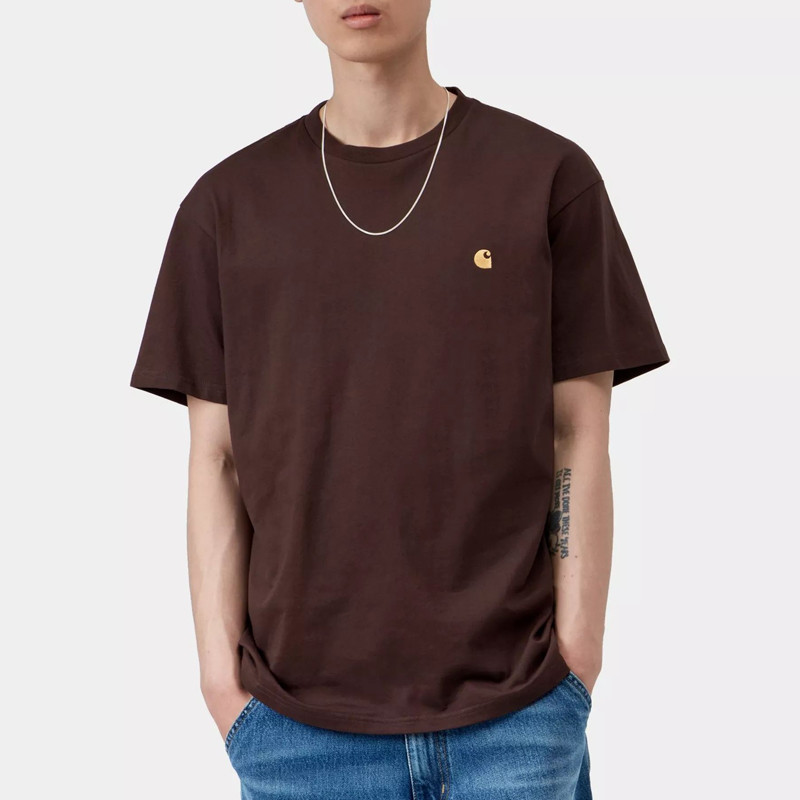Camiseta Carhartt WIP: SS Chase T-Shirt (Palisander Gold)