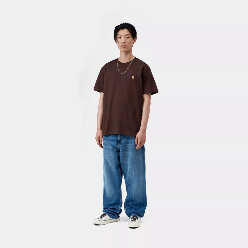 Camiseta Carhartt WIP: SS Chase T-Shirt (Palisander Gold)