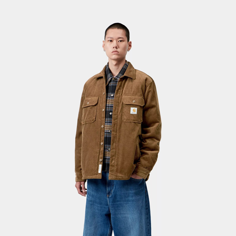 Chaqueta Carhartt WIP: Whitsome Shirt Jac (WIP H Brown)