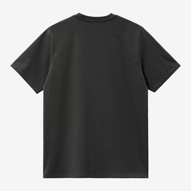 Camiseta Carhartt WIP: SS American Script T-Shirt (Raven)