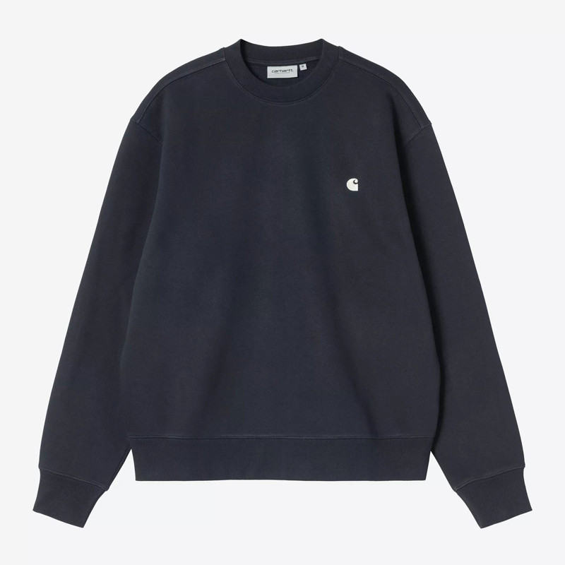 Sudadera Carhartt WIP: Mack Sweat (Dark Navy Wax)
