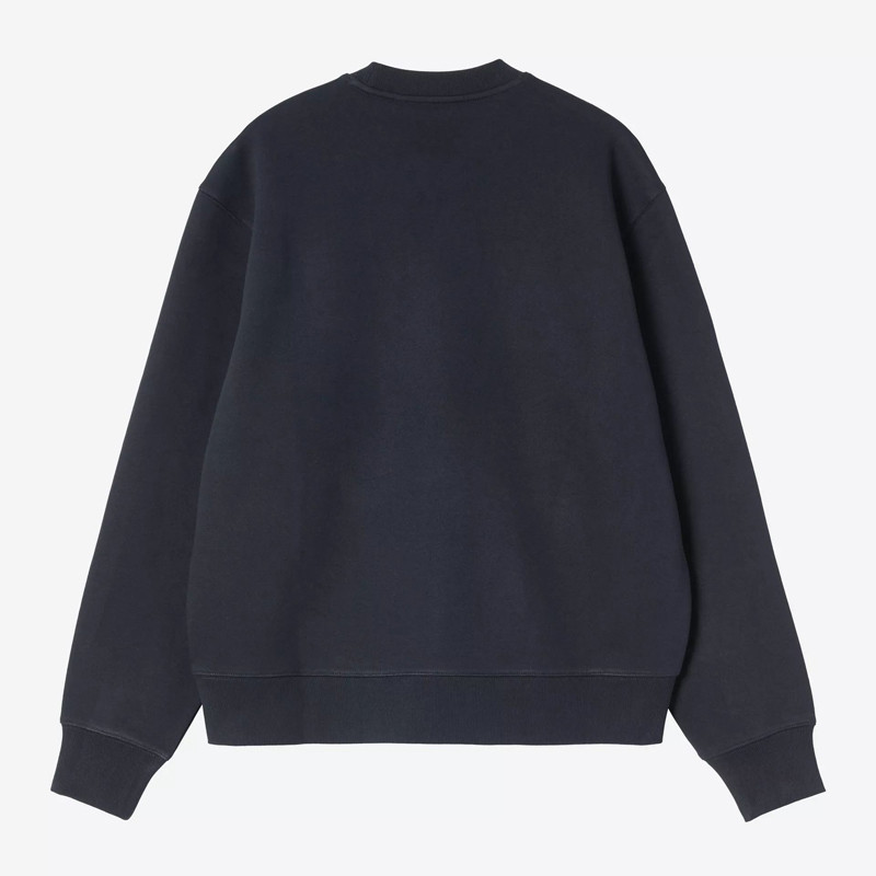 Sudadera Carhartt WIP: Mack Sweat (Dark Navy Wax)