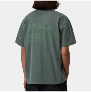 Camiseta Carhartt WIP: SS Boxed T-Shirt (Dark Scarab)