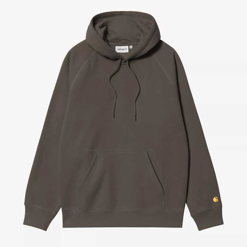 Sudadera Carhartt WIP: Hooded Chase Sweat (Shungite Gold)