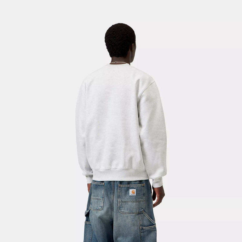 Sudadera Carhartt WIP: Carhartt Sweat (Ash Heather Graphite)