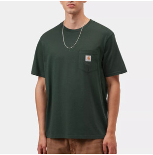 Camiseta Carhartt WIP: SS Pocket T-Shirt (Dark Scarab)
