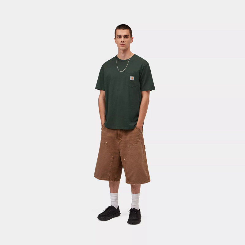 Camiseta Carhartt WIP: SS Pocket T-Shirt (Dark Scarab)