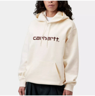 Sudadera Carhartt WIP: W Hood Carhartt Sweat (Wax Palisander)