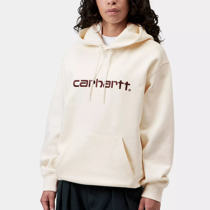 Sudadera Carhartt WIP: W Hood Carhartt Sweat (Wax Palisander)
