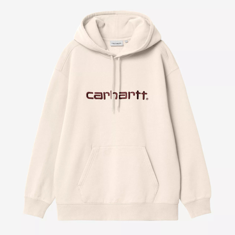 Sudadera Carhartt WIP: W Hood Carhartt Sweat (Wax Palisander)