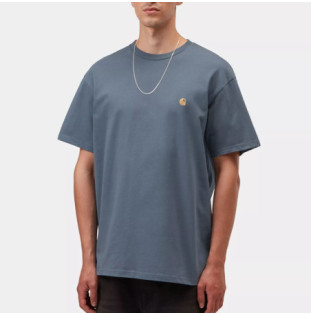 Camiseta Carhartt WIP: SS Chase T-Shirt (Icesheet Gold)