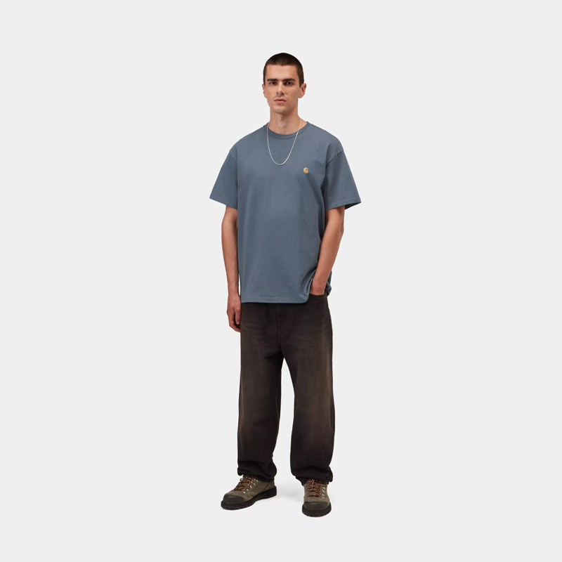 Camiseta Carhartt WIP: SS Chase T-Shirt (Icesheet Gold)