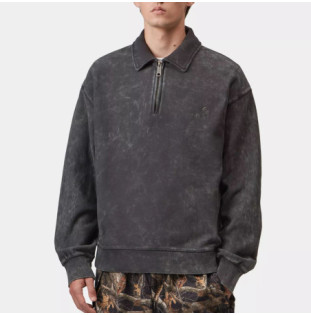 Sudadera Carhartt WIP: Lambert Polo Sweat (Black)