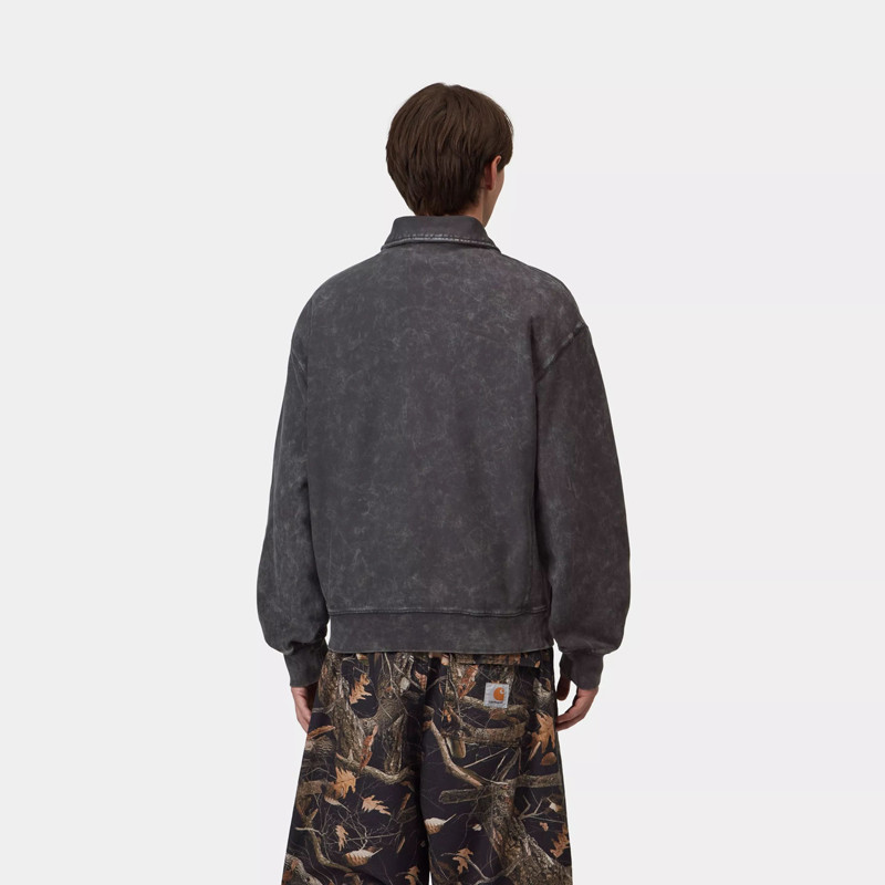 Sudadera Carhartt WIP: Lambert Polo Sweat (Black)