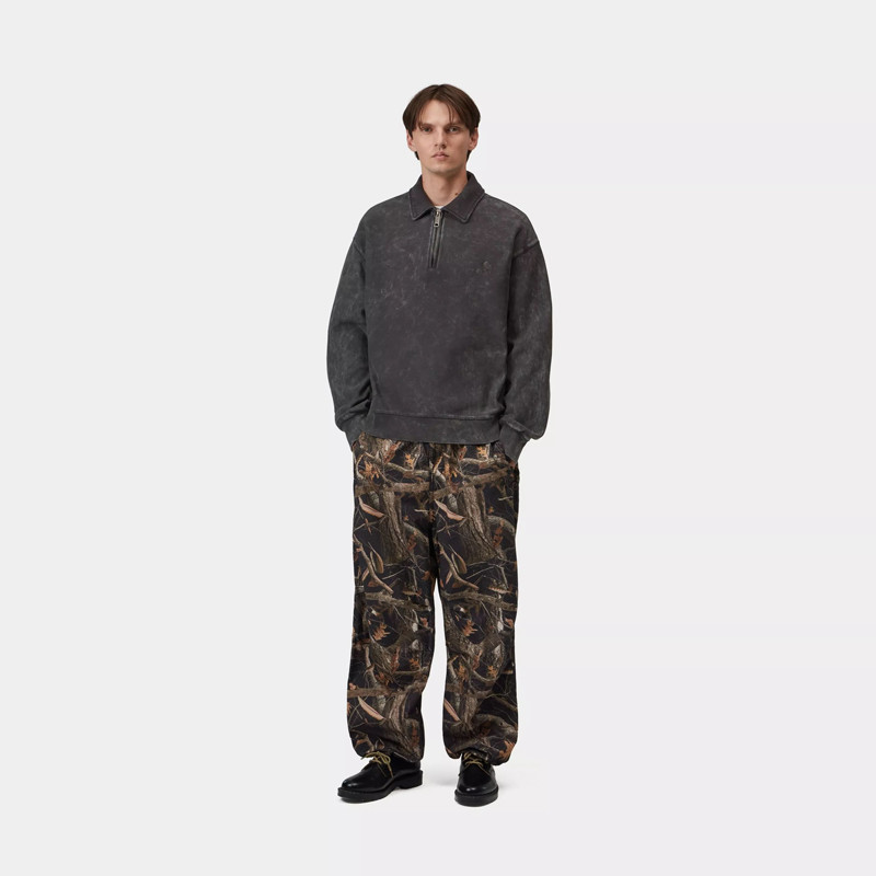 Sudadera Carhartt WIP: Lambert Polo Sweat (Black)