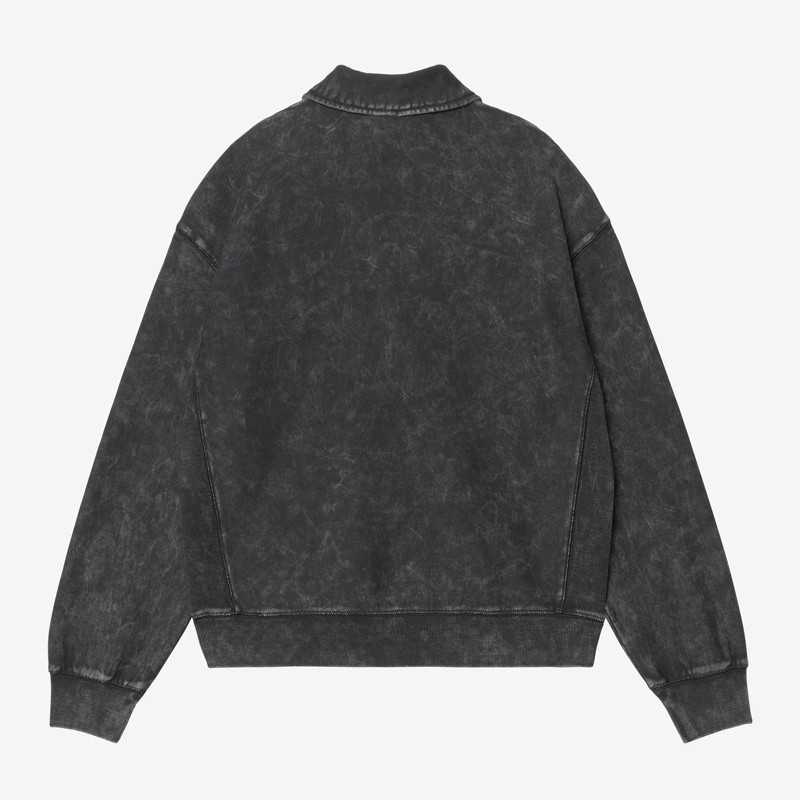 Sudadera Carhartt WIP: Lambert Polo Sweat (Black)