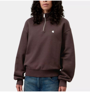 Sudadera Carhartt WIP: W Casey High Neck Sweat (Palisandr Silvr)