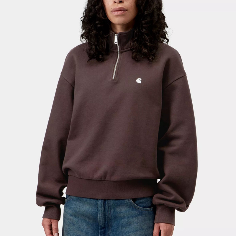Sudadera Carhartt WIP: W Casey High Neck Sweat (Palisandr Silvr)