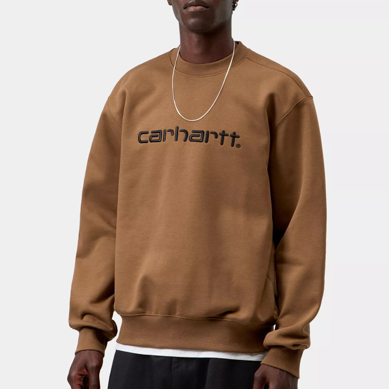 Sudadera Carhartt WIP: Carhartt Sweat (WIP H Brown Black)