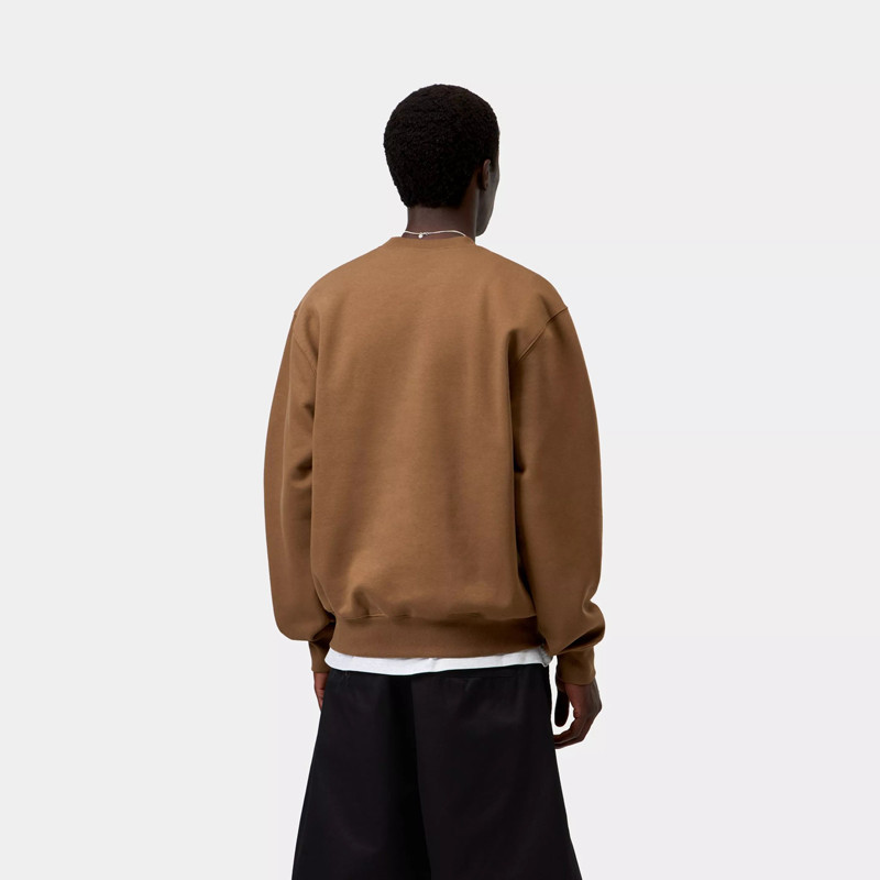 Sudadera Carhartt WIP: Carhartt Sweat (WIP H Brown Black)