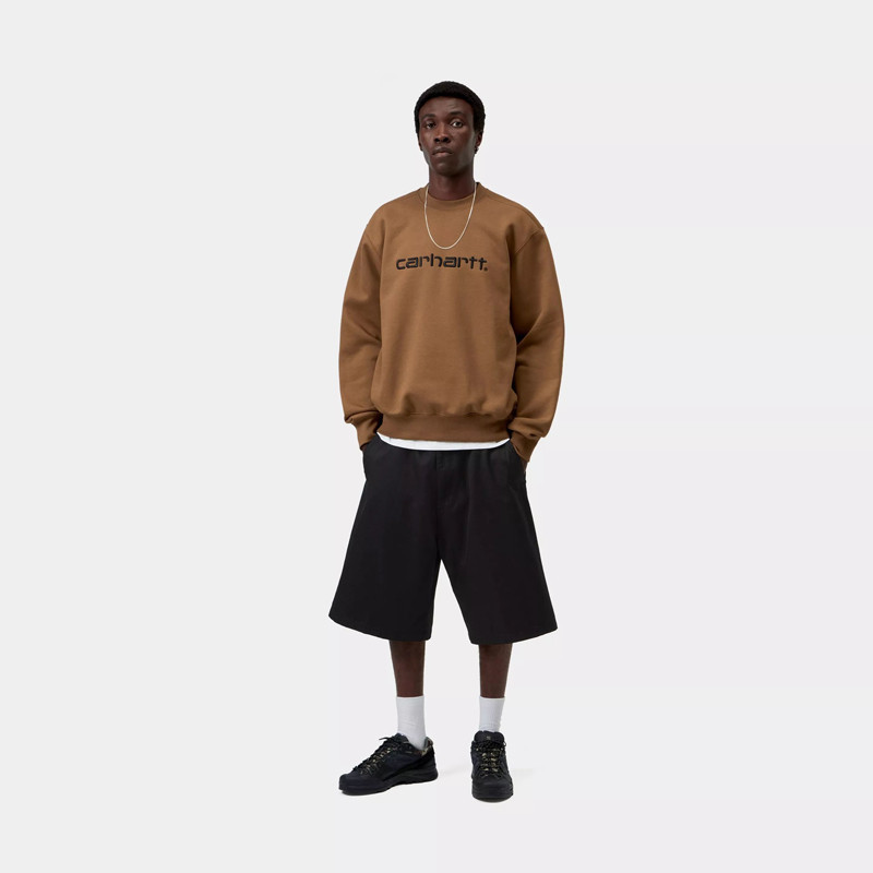Sudadera Carhartt WIP: Carhartt Sweat (WIP H Brown Black)