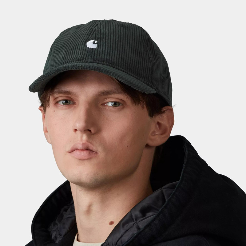 Gorra Carhartt WIP: Harlem Cap (Raven White)