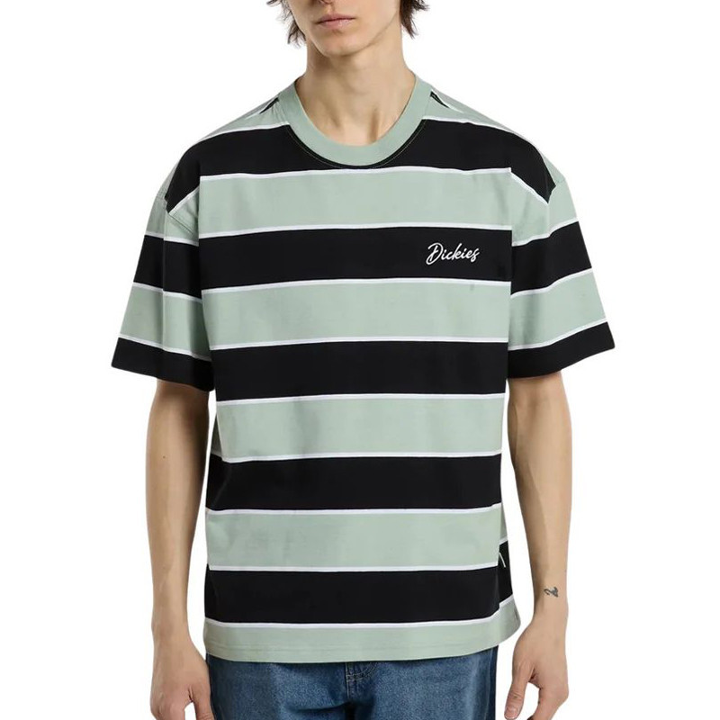 Camiseta Dickies: Embroidery Stripe Ss Tee (Jadeite)