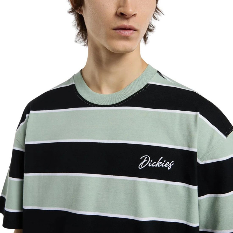 Camiseta Dickies: Embroidery Stripe Ss Tee (Jadeite)