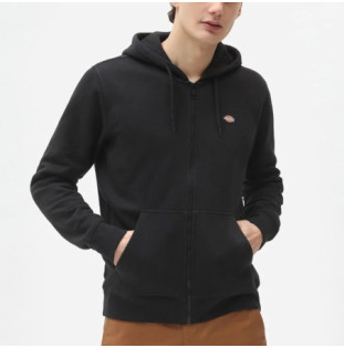 Sudadera Dickies: Oakport Zip Hoodie (Black)
