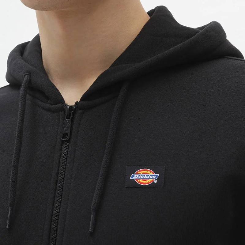 Sudadera Dickies: Oakport Zip Hoodie (Black)