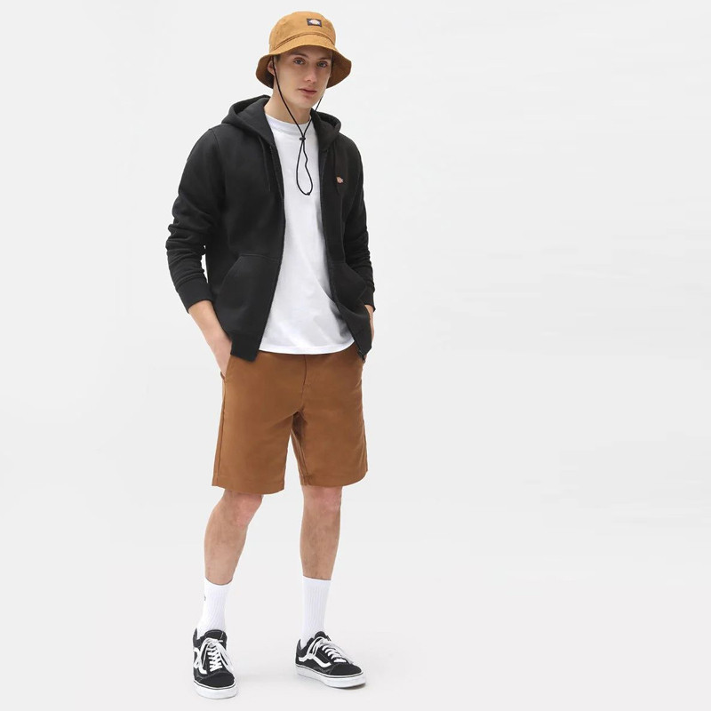 Sudadera Dickies: Oakport Zip Hoodie (Black)