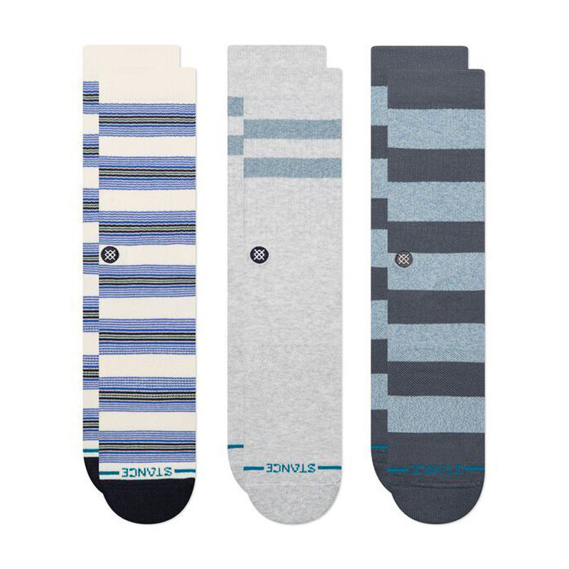 Calcetines Stance: Sako 3 Pack (White)