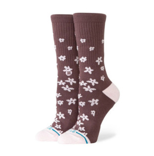 Calcetines Stance: Floral Dreams Crew (Brown)
