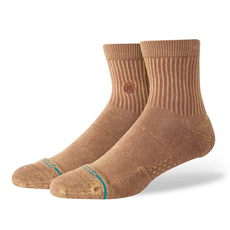 Calcetines Stance: Icon Washed Quarter (Brown)