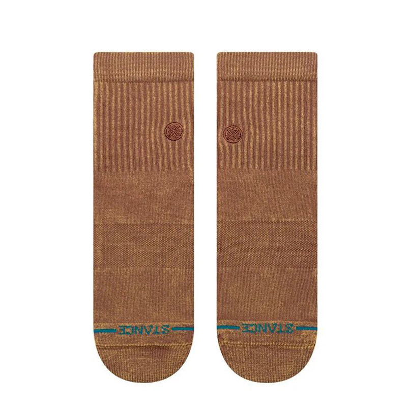 Calcetines Stance: Icon Washed Quarter (Brown)