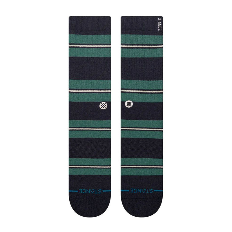 Calcetines Stance: Caesar Stripe Crew (Green)