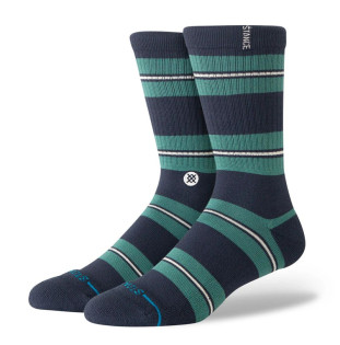 Calcetines Stance: Caesar Stripe Crew (Green)