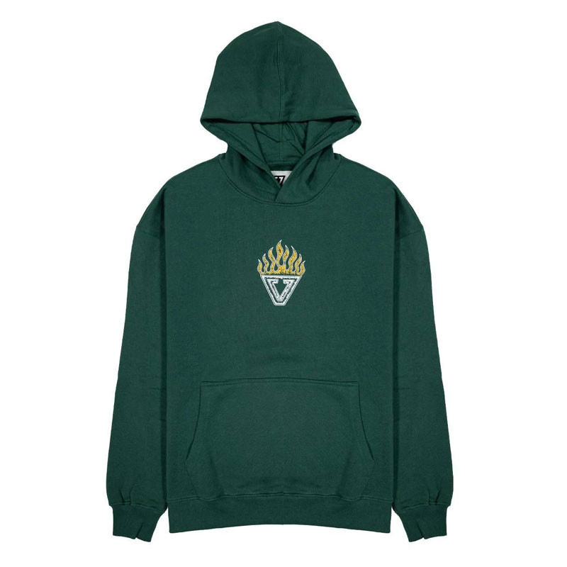 Sudadera Vissla: Centered Pull Over Hood Boxy (Jungl Green)