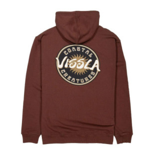 Sudadera Vissla: Creatures Pull Over Hoodie Fleece (Kona)