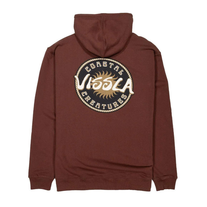 Sudadera Vissla: Creatures Pull Over Hoodie Fleece (Kona)