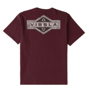 Camiseta Vissla: Punchout Oversized Heavy Organic (Brick)