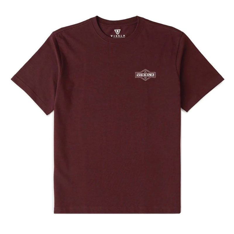 Camiseta Vissla: Punchout Oversized Heavy Organic (Brick)