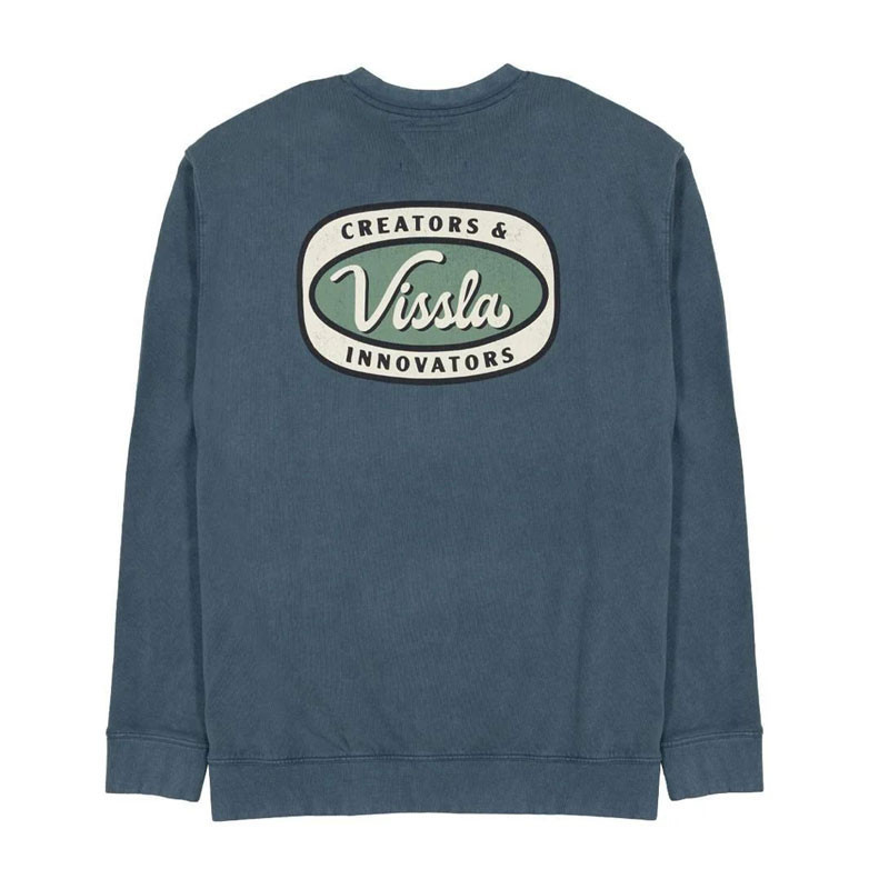 Sudadera Vissla: Creators And Innovators Cr Neck (Midnight)