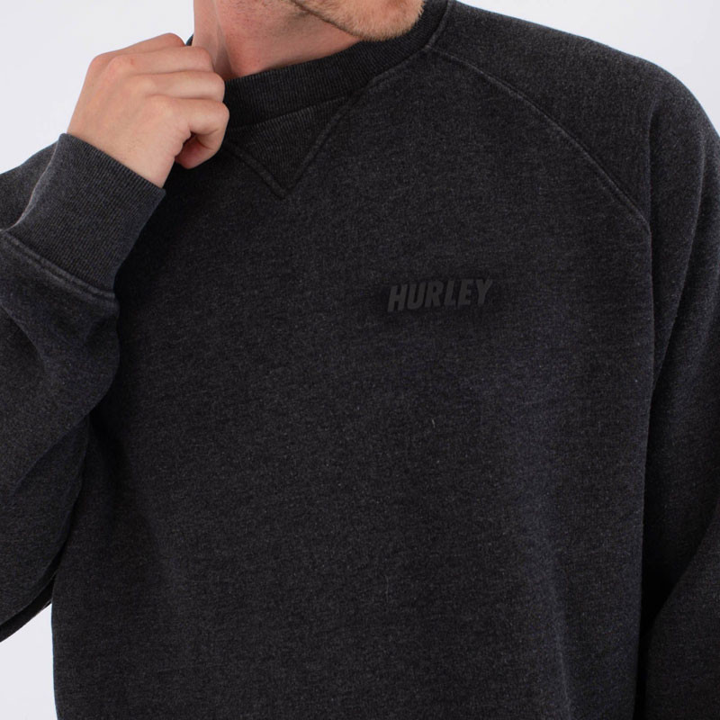 Sudadera Hurley: Tr Crew (Black)