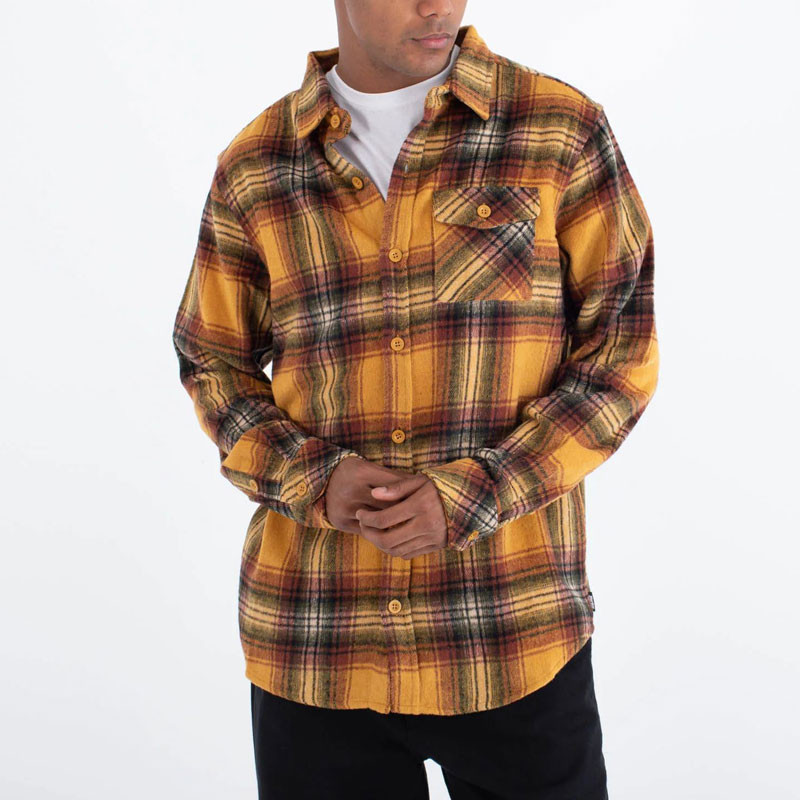 Camisa Hurley: B999 Heavy Weight Flannel (Yellow)