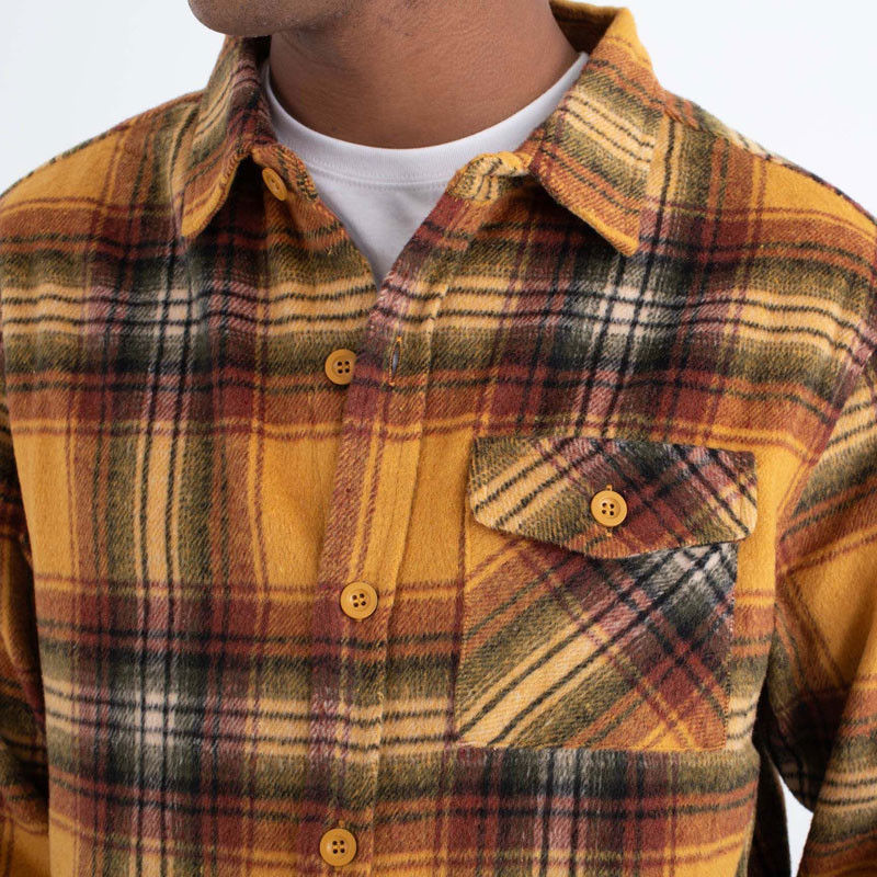 Camisa Hurley: B999 Heavy Weight Flannel (Yellow)