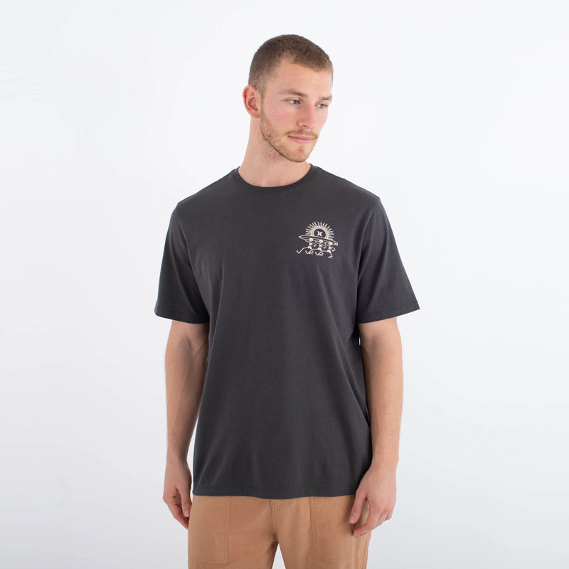 Camiseta Hurley: Struttin Bones Ss (Dark stone grey)