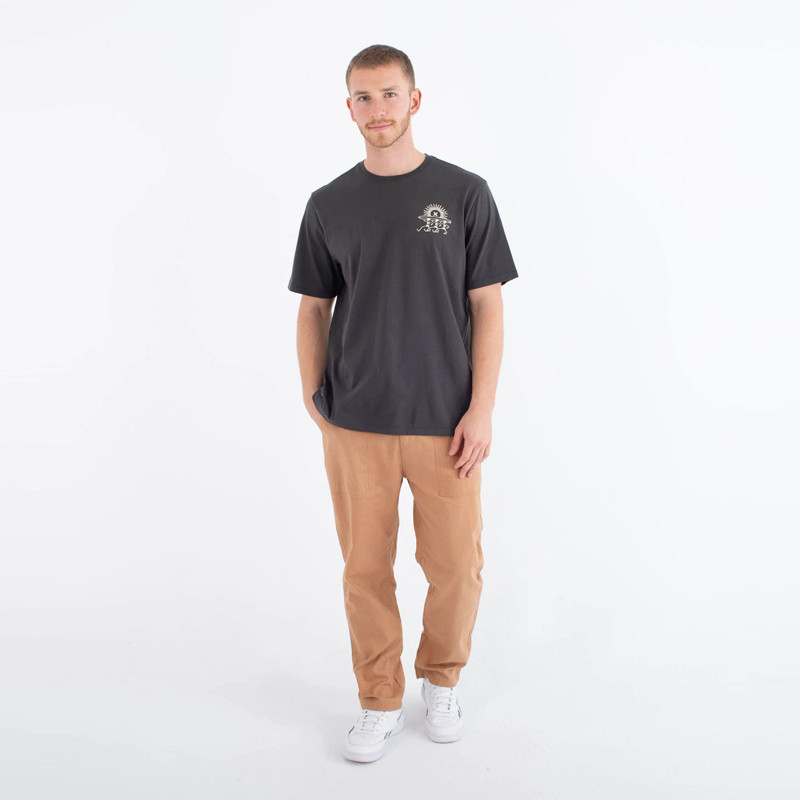 Camiseta Hurley: Struttin Bones Ss (Dark stone grey)