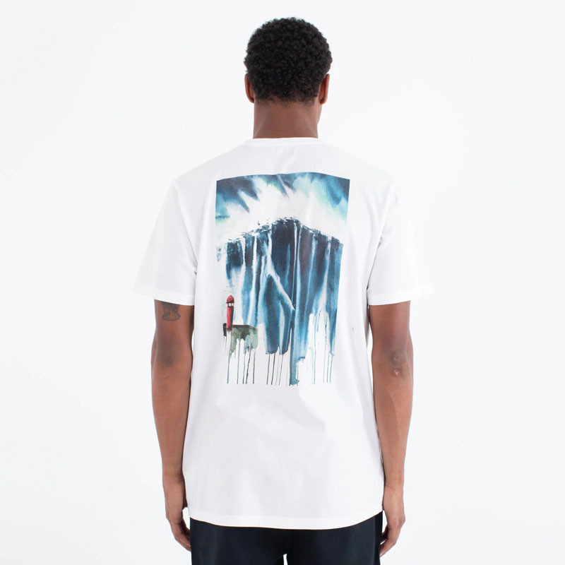 Camiseta Hurley: Nazare Art Tee (White)